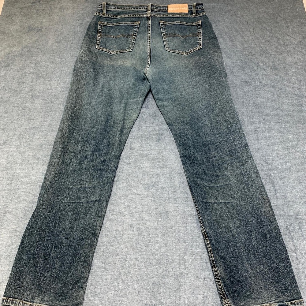 Urban Star Jeans Mens 34x33 Blue Denim Medium Wash Everyday Wear Straight Leg